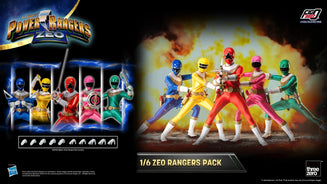 Threezero FigZero: Power Rangers Zeo - Power Rangers Pack Escala 1/6 Preventa