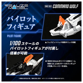 Takara Tomy: Zoids - RMZ-003 Command Wolf Kit de Plastico Escala 1/100 Preventa