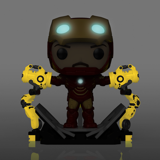 Funko Pop Deluxe Marvel: Iron Man 2 - Iron Man Mark IV Exclusivo - Akiba