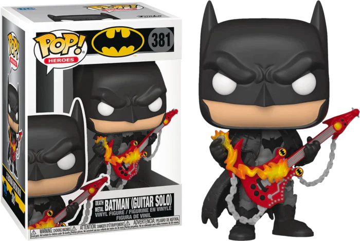 Funko Pop Heroes: DC Dark Knights - Death Metal Batman con Guitarra Exclusivo - Akiba