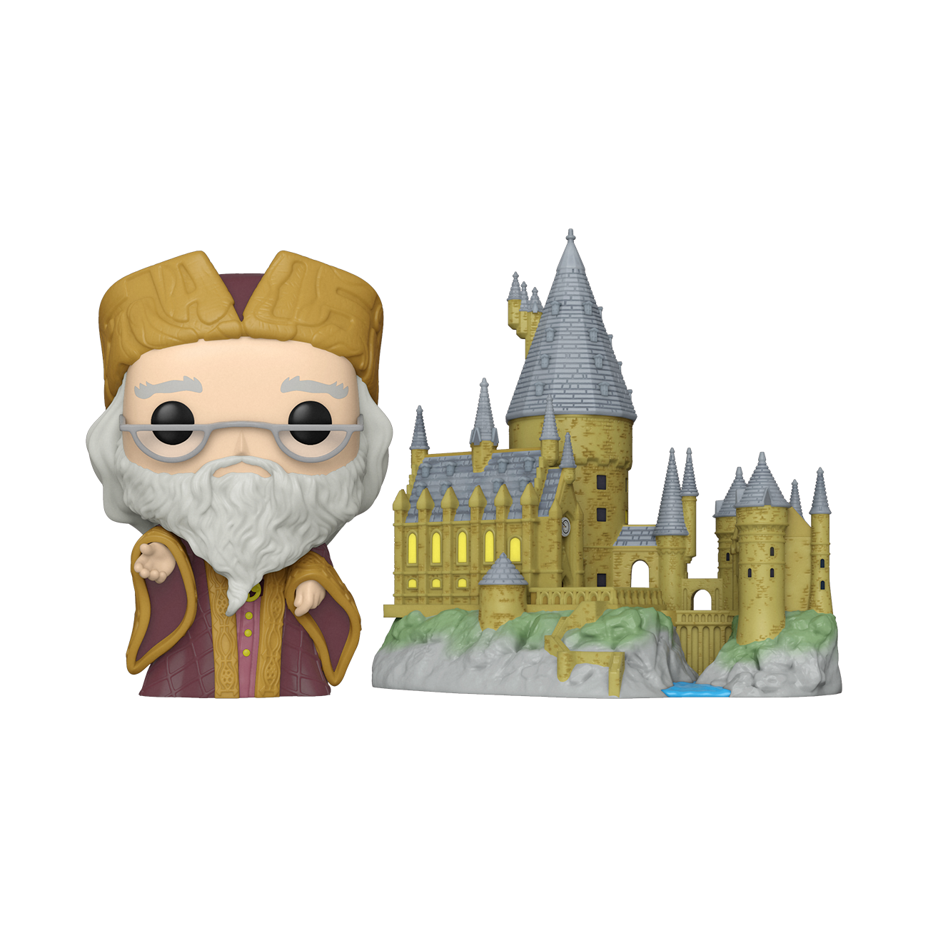 Funko Pop Town: Harry Potter Aniversario - Dumbledore en Hogwarts Navidad - Akiba