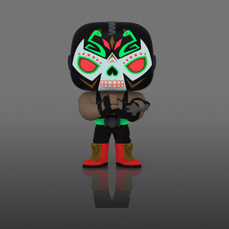 Funko Pop Heroes: Dia De Los DC - Bane Glow Exclusivo - Akiba