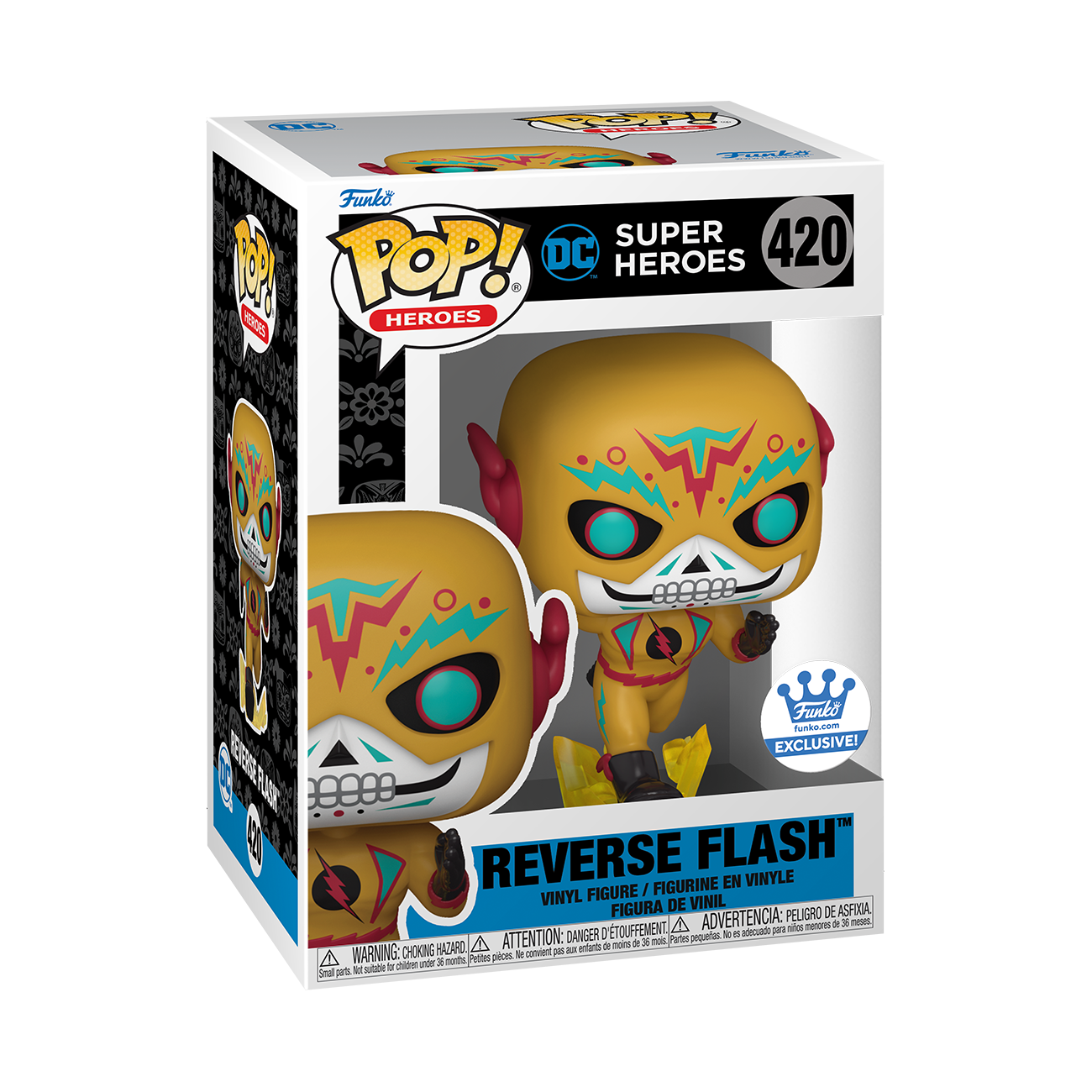 Funko Pop Heroes: Dia De Los DC - Reverse Flash Exclusivo Funko Shop