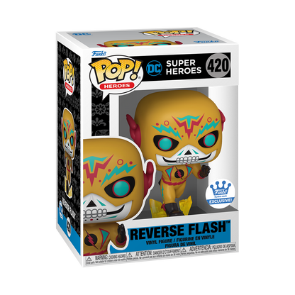 Funko Pop Heroes: Dia De Los DC - Reverse Flash Exclusivo Funko Shop