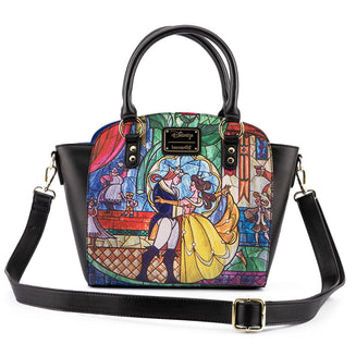 Loungefly X Disney: Castillo de Bella Bolso Cruzado