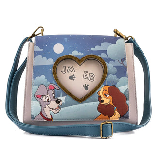 Loungefly X Disney: La Dama y El Vagabundo Bolso Cruzado