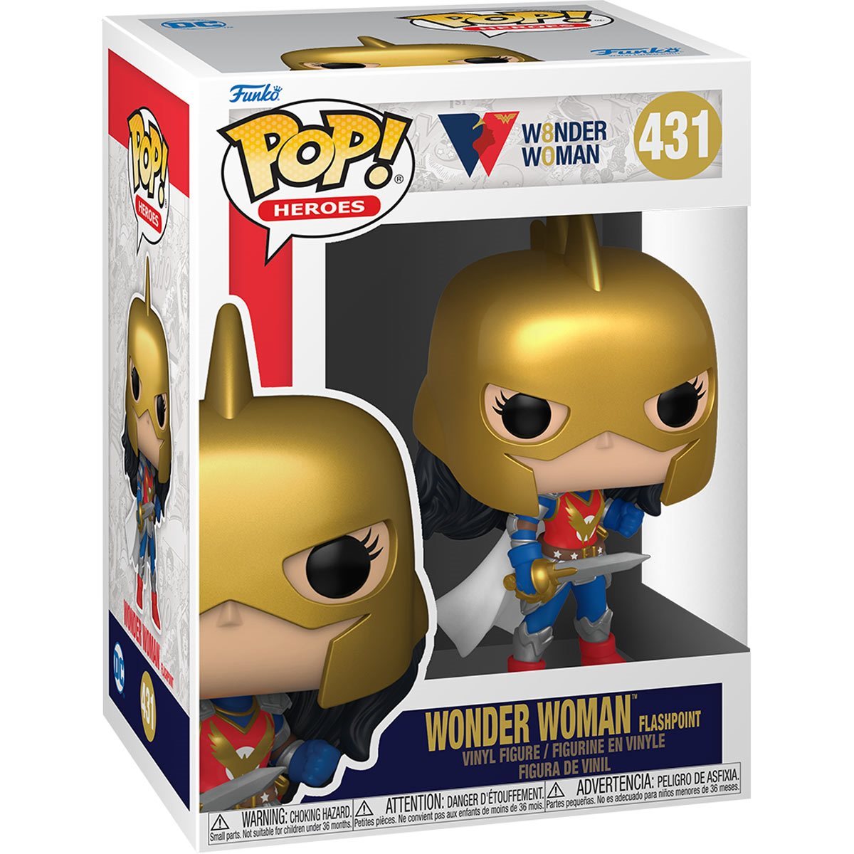 Funko Pop Heroes: Wonder Woman 80 - Wonder Woman Flashpoint - Akiba