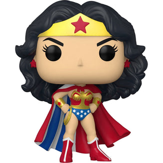 Funko Pop Heroes: Wonder Woman 80 - Mujer Maravilla Clasica con Capa Preventa - Akiba