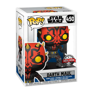 Funko Pop Star Wars: Star Wars - Darth Maul con sables Exclusivo