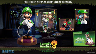 First 4 Figures Mario Bros: Luigis Mansion 3 - Luigi Cazafantasmas Edicion Estandar