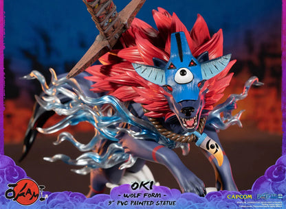 First 4 Figures Okami: Oki Forma de Lobo 8 Pulgadas Edicion Estandar