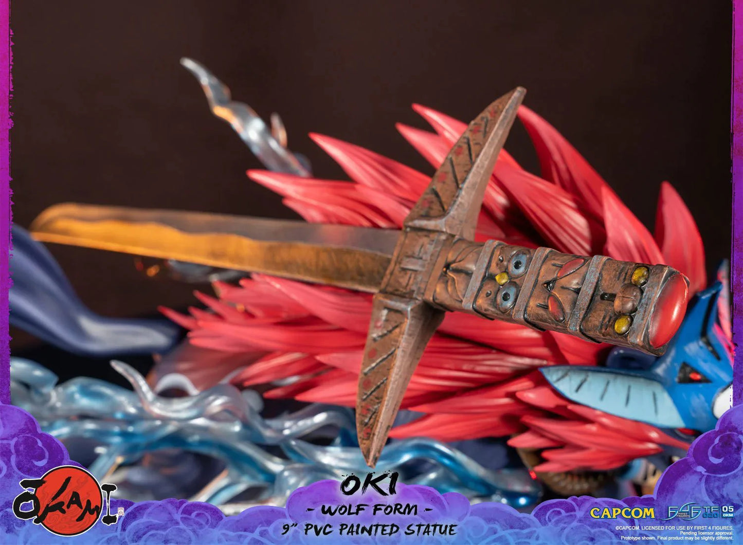 First 4 Figures Okami: Oki Forma de Lobo 8 Pulgadas Edicion Estandar