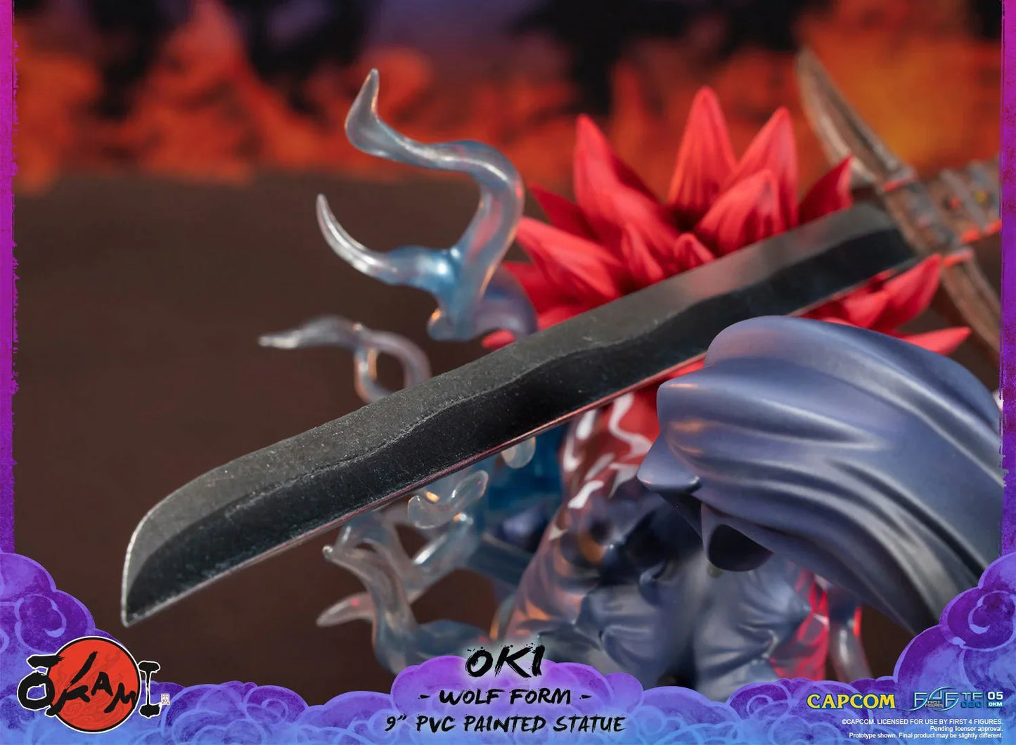 First 4 Figures Okami: Oki Forma de Lobo 8 Pulgadas Edicion Estandar