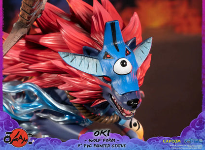 First 4 Figures Okami: Oki Forma de Lobo 8 Pulgadas Edicion Estandar