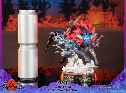 First 4 Figures Okami: Oki Forma de Lobo 8 Pulgadas Edicion Estandar