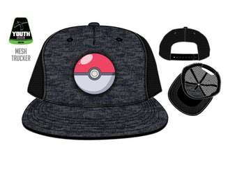 Bioworld Nintendo: Pokemon - Pokebola Parche Gorra Ajustable - Akiba