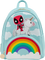 Loungefly X Marvel: Deadpool 30 Aniversario - Unicornio Arco Iris - Mini Mochila