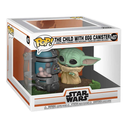 Funko Pop Star Wars: El Mandaloriano - Baby Yoda con Capsula