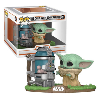 Funko Pop Star Wars: El Mandaloriano - Baby Yoda con Capsula