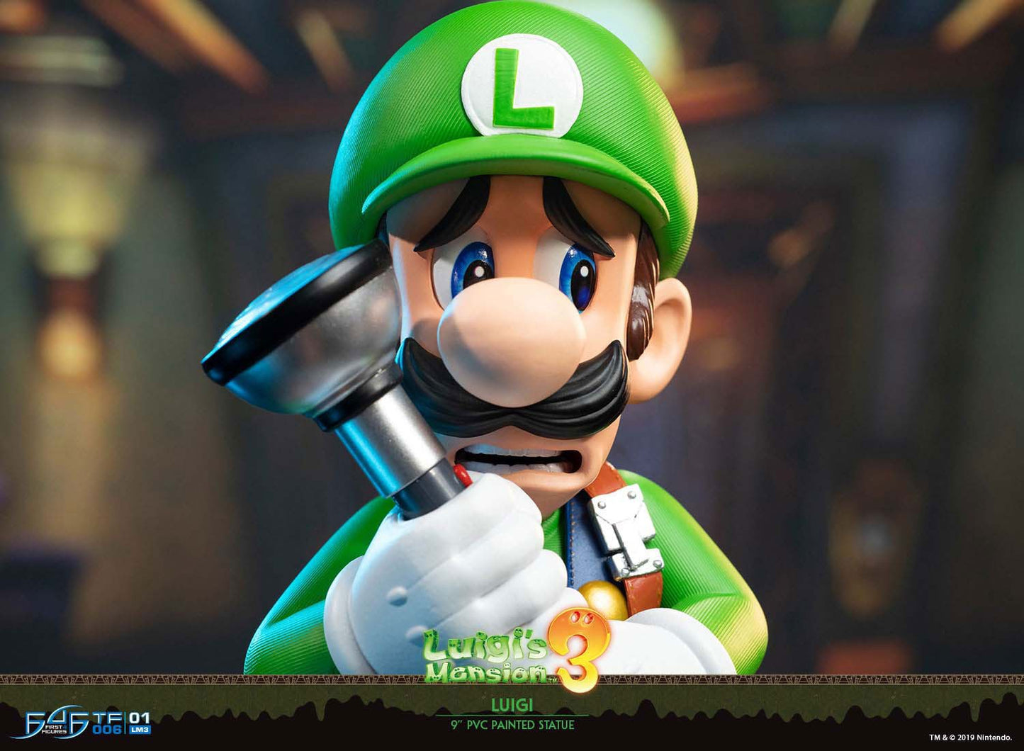 First 4 Figures Mario Bros: Luigis Mansion 3 - Luigi Cazafantasmas Edicion Estandar