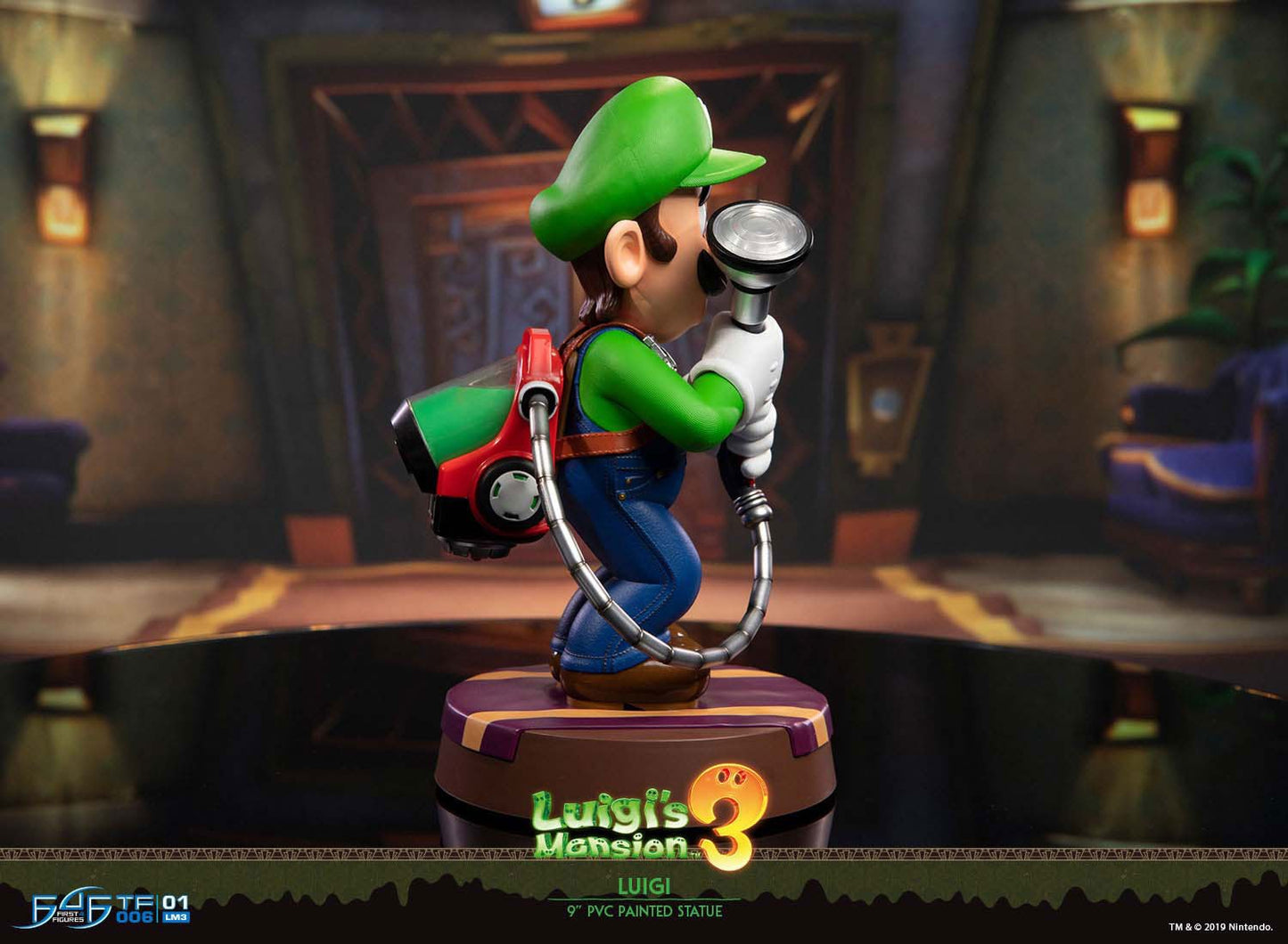 First 4 Figures Mario Bros: Luigis Mansion 3 - Luigi Cazafantasmas Edicion Estandar