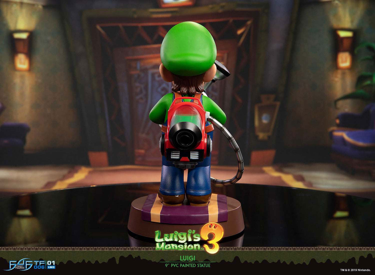 First 4 Figures Mario Bros: Luigis Mansion 3 - Luigi Cazafantasmas Edicion Estandar