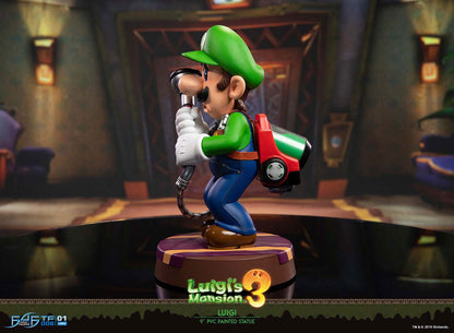 First 4 Figures Mario Bros: Luigis Mansion 3 - Luigi Cazafantasmas Edicion Estandar