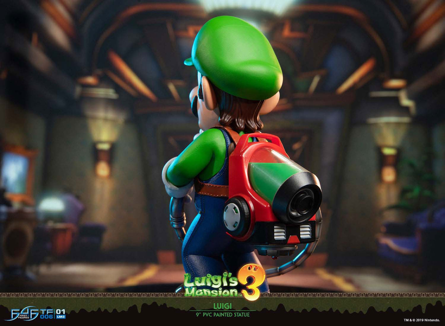 First 4 Figures Mario Bros: Luigis Mansion 3 - Luigi Cazafantasmas Edicion Estandar