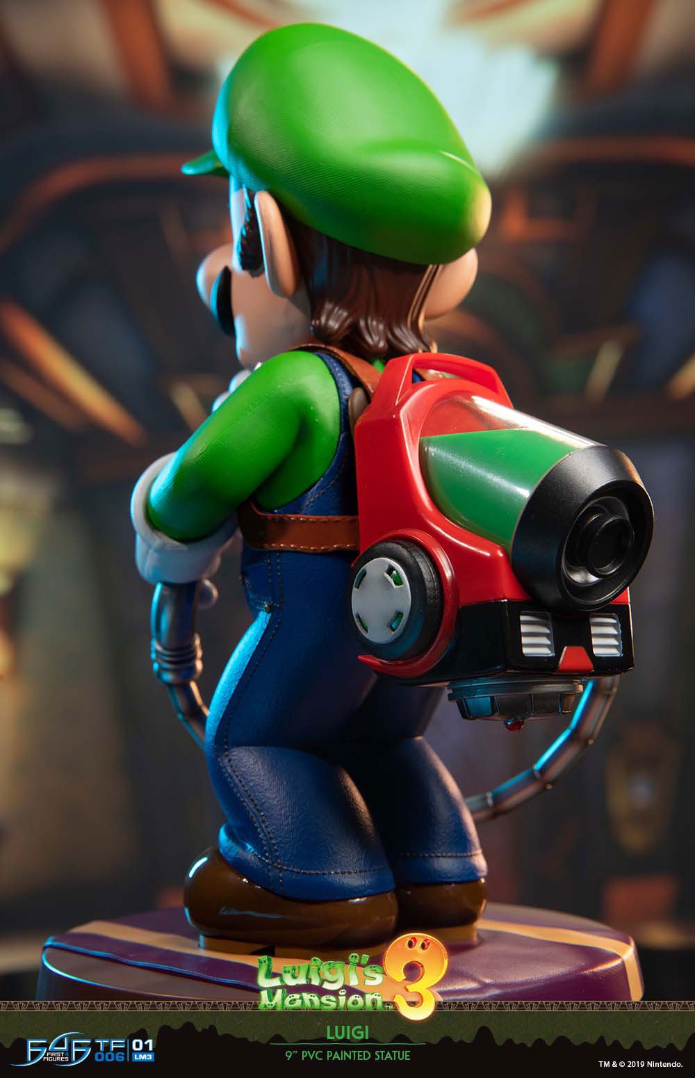 First 4 Figures Mario Bros: Luigis Mansion 3 - Luigi Cazafantasmas Edicion Estandar