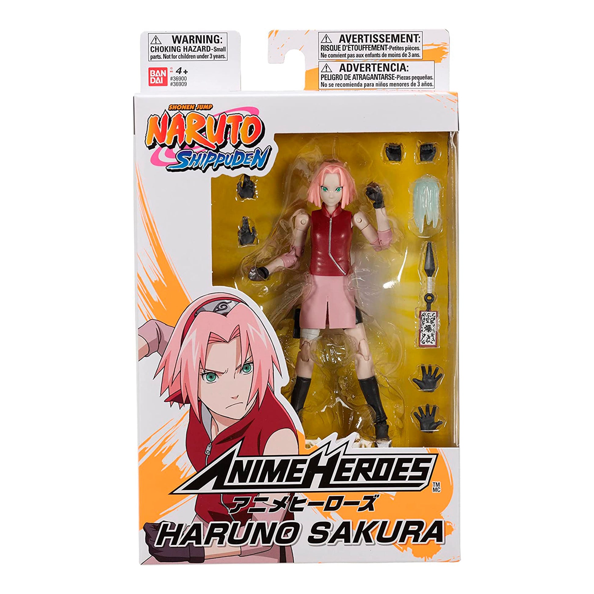 Bandai Anime Heroes: Naruto - Sakura Haruno Figura de Accion – The Kollector