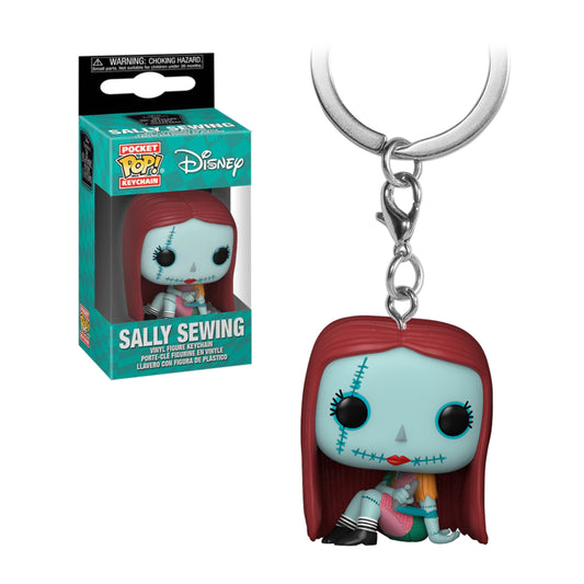 Funko Pop Keychain: Mundo de Jack - Sally Sewing Llavero