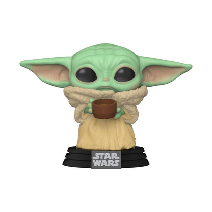 Funko Pop Star Wars: El Mandaloriano - Baby Yoda con taza - Akiba